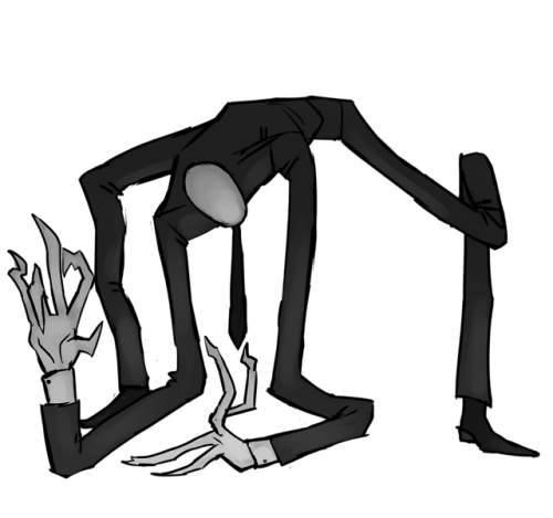 body horror marble hornets i guess??? slenderman honestly im just having fun I FORGOT TO ADD this is inspired by that tweet saying hed be more scary if he didnt just stand there