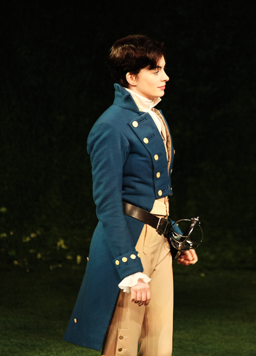 fuckyeahcostumedramas:Anne Hathaway in the stage production of...