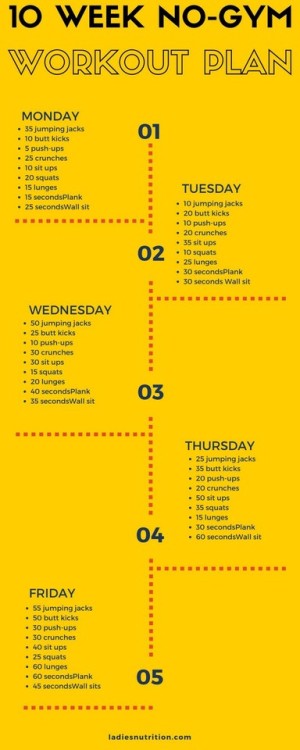 at home workout plans | Tumblr