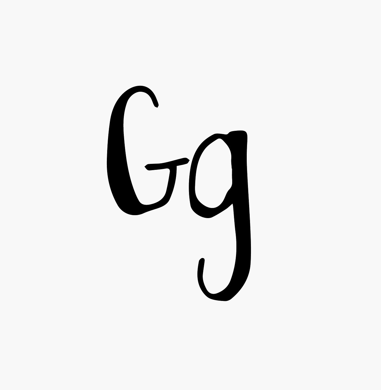 Ricky's Space — Favorite letter of mine. The uppercase G varies in...