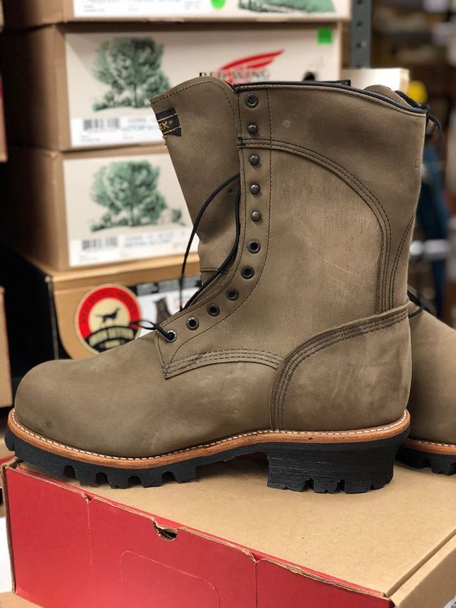 red wing 218 logger boots for sale