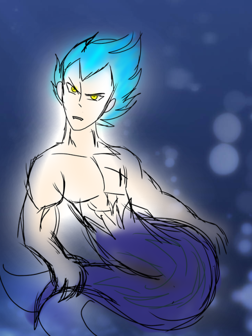 There were so many DBZ  mermaid drawings that I just had to do...