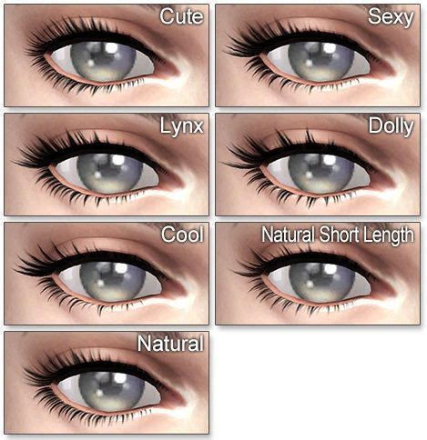 sims 4 3d lashes skin detail