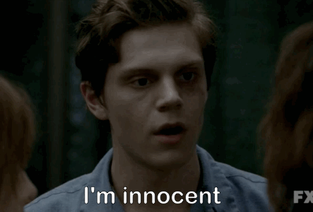 Image result for not guilty funny gif