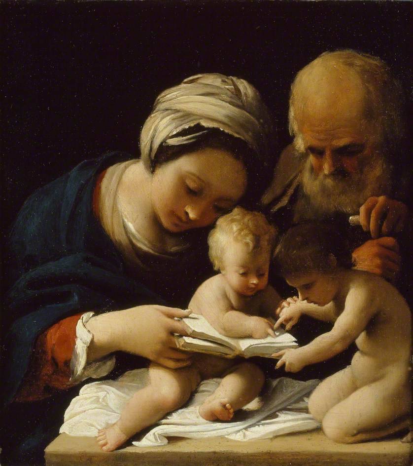 The Holy Family with the Young St John the Baptist. Bartolomeo Schedoni (Italian, 1578-1615). Oil on panel. The Ashmolean Museum of Art and Archaeology.
The Child guides the hand of St John in a tender domestic scene that also contains a clear...