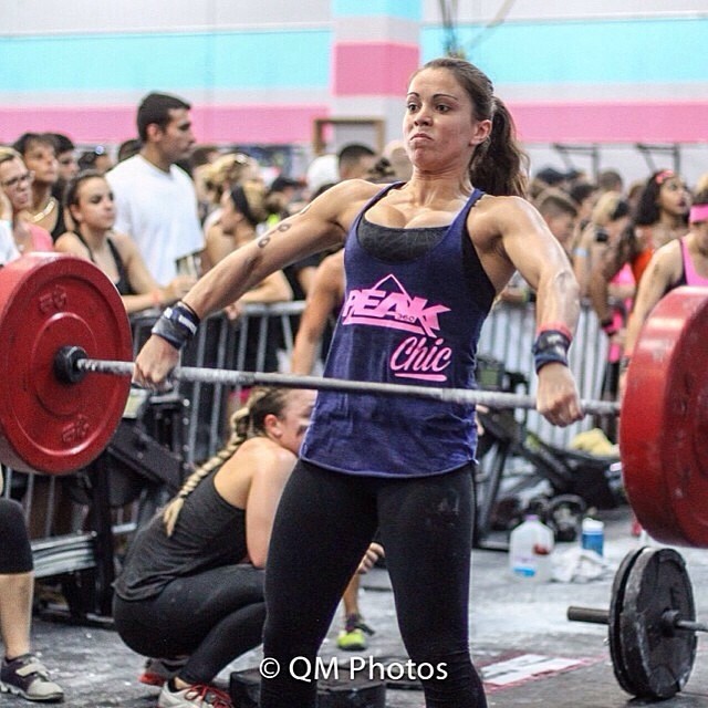 Girl Meets Strong — CrossFit snatch during competition 