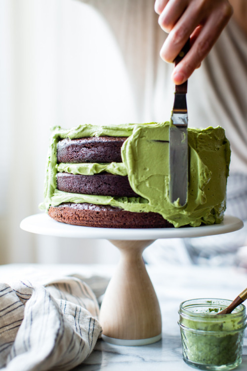 sweetoothgirl:matcha cream cheese frosting