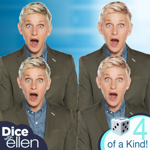 dicewithellen:It’s time to roll the dice… with Ellen!