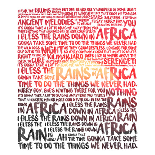 qwertee:Be sure to check out “Africa” :...