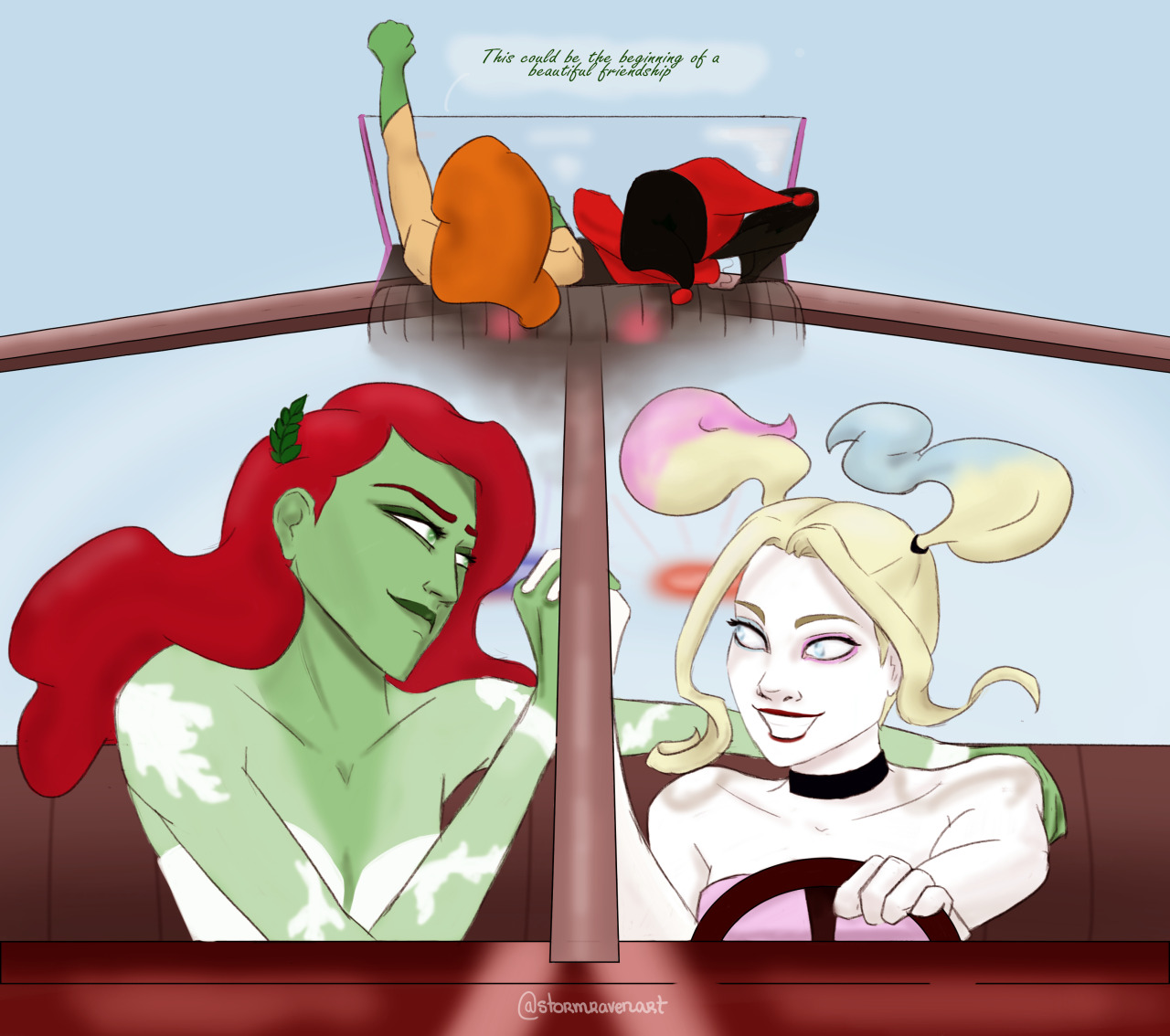 Harley/Ivy is the OTP that has owned my whole entire gay soul since I was a...