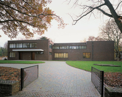 archbucketlist:<br /><br />via design-is-fine:<br />Mies van der Rohe, Haus Lange und Haus Esters, Krefeld, Germany, 1927. Photo © Volker Döhne.<br /><br /> <br />