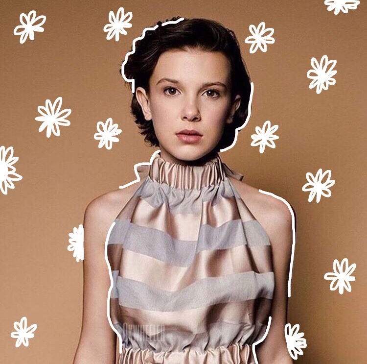 Millie Bobby Brown — okwheeler: Millie + Flowers