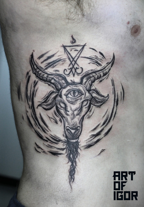 goat tattoo on Tumblr
