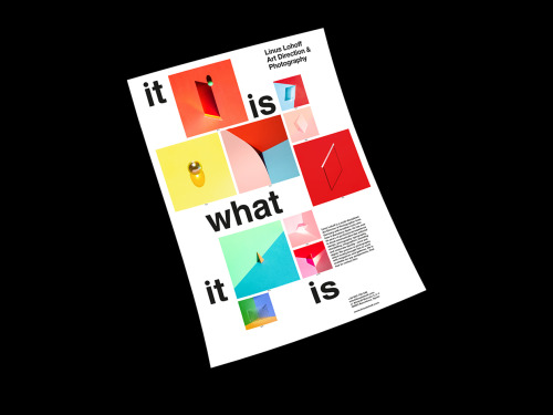 thedsgnblog:Poster Series »It is what it is« - Self...