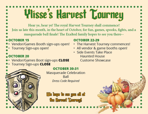 halidomhappenings:Ylisse’s Harvest Tourney!The fall tourney is...