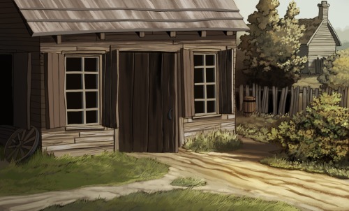 ncrossanimation:Some backgrounds I designed and painted for...