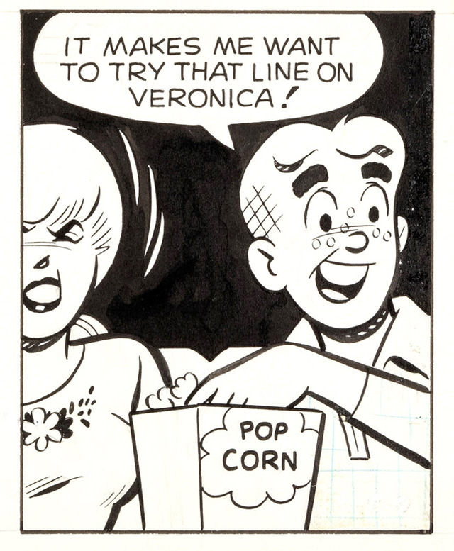 The Best Comic Book Panels — Betty Cooper And Archie Andrews 5069