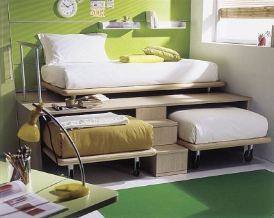 Interesting space saving furniture