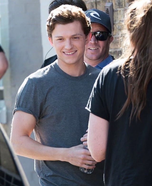 Tom Holland — Me fake smiling when I’m actually dying inside