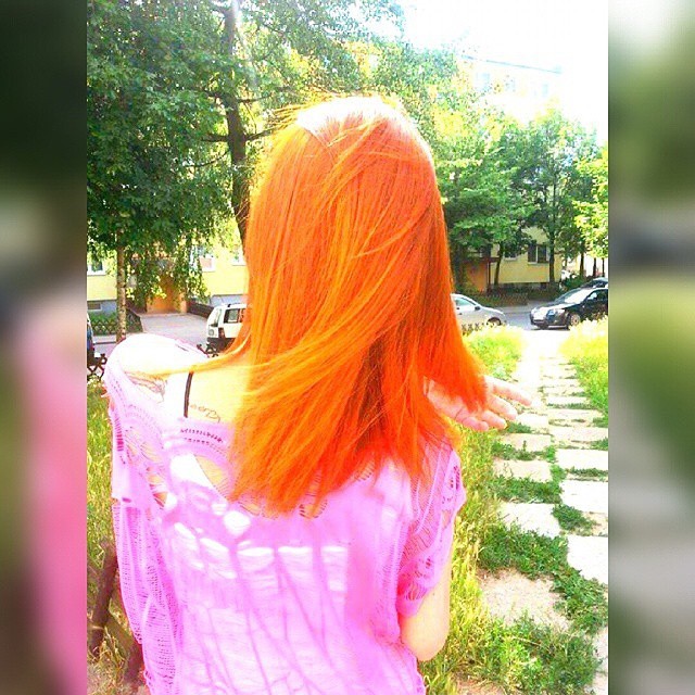 Arctic Fox Hair Color Sunset Orange Diluted On Anagie Have