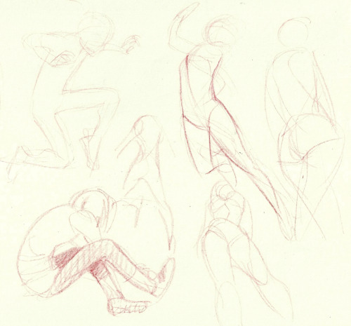 zu-art:Today I sketched a bunch of naked people.nice