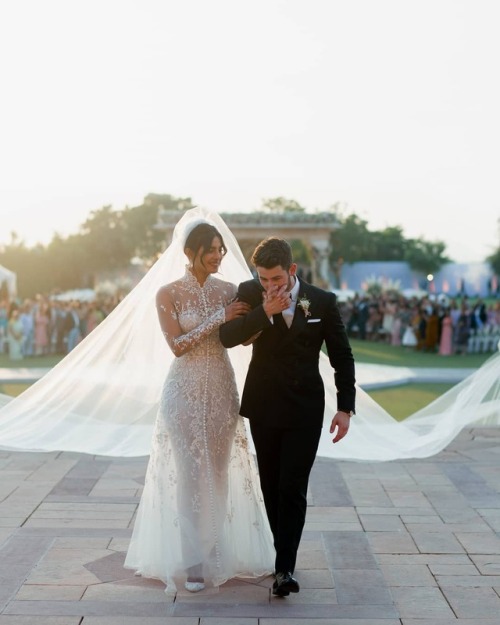 Priyanka Chopra and Nick Jonas elegant fairytale wedding....