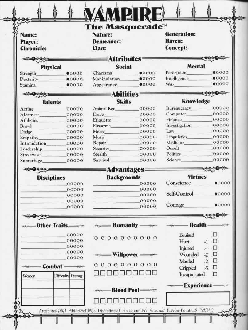 L5r 3rd edition character creation