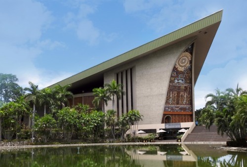 architectureofdoom:Parliament House, Port Moresby, Papua New...