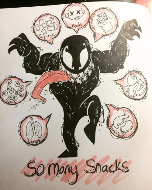 katherinetheassassin:Inktober: So many snacks, so little time!