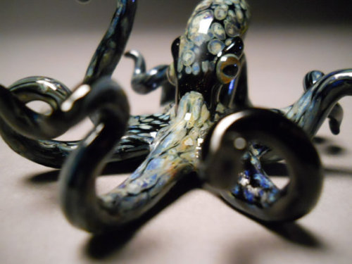 lesstalkmoreillustration:Handcrafted Glass Octopuses By...