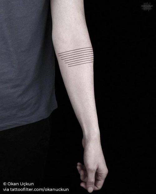 By Okan Uçkun, done at Bang Bang Tattoo, Manhattan.... geometric shape;small;line;line art;tiny;okanuckun;ifttt;little;forearm;minimalist;medium size;fine line