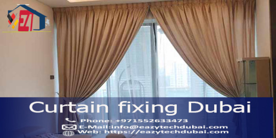 Curtains Fixing Dubai