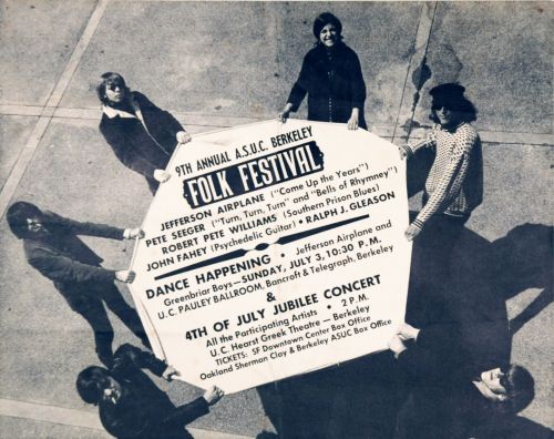 ace1965:
“ Promo for the 1966 Berkeley Folk Festival with Jefferson Airplane.
”
