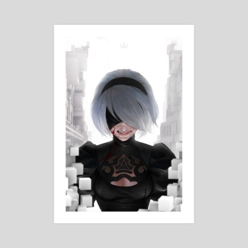 nikusenpai:“2B” by Nick Silva on INPRNTmake sure to buy...