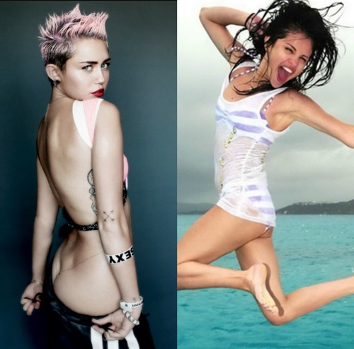Selena Gomez is not as classy as she seems and Miley Cyrus is not as trashy...