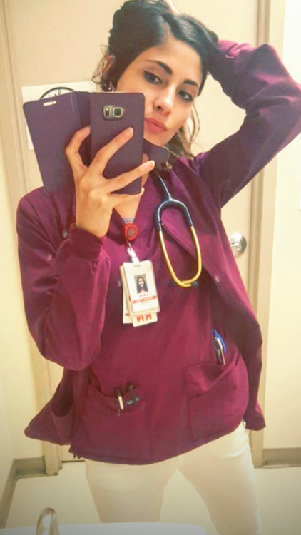 Some sexy ones in here #nurse #scrubs - sledder2life 