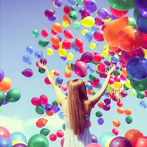 Colorful Balloons On Tumblr