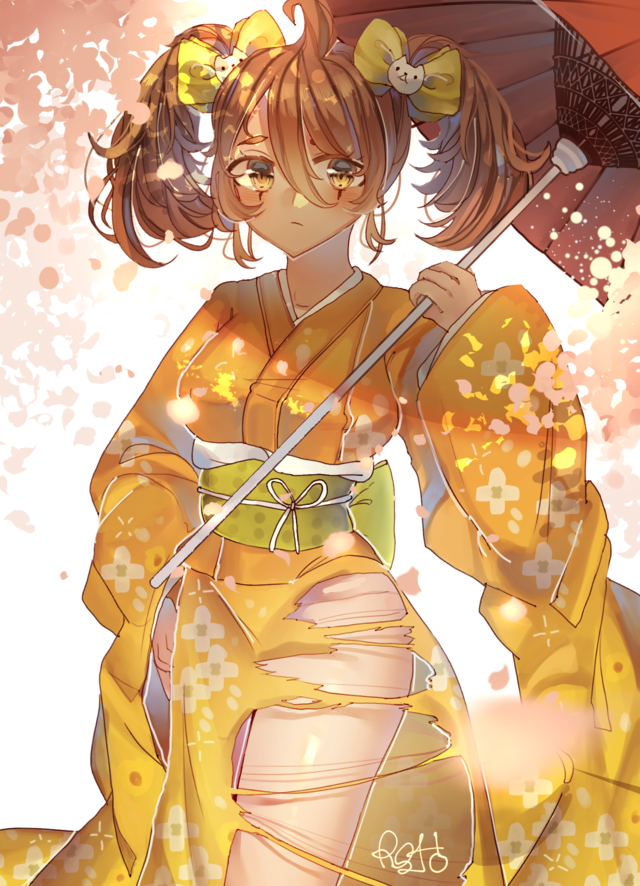 Hello Everyone! — rottenorangetsumiki: Akane ripping Hiyoko’s kimono...