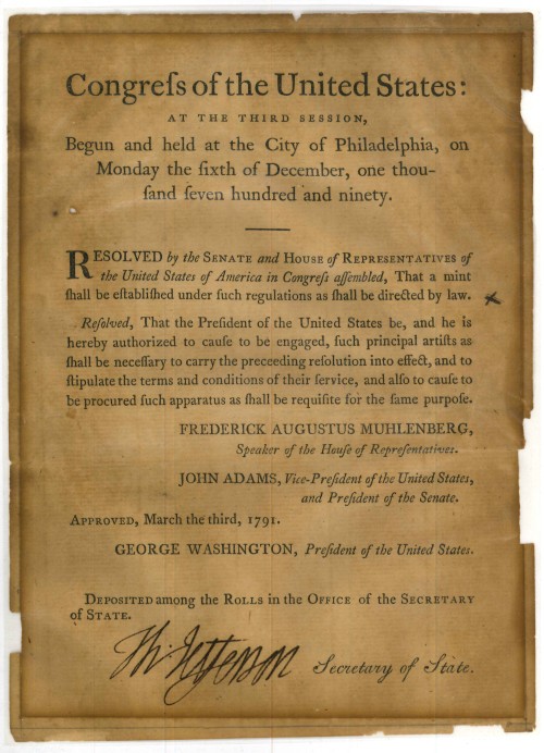 Today's Document • Congressional Resolution to Establish a United...