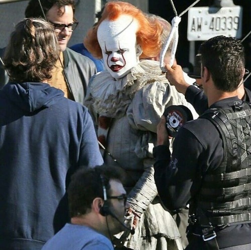 arielmh:More photos of Bill Skarsgård as Pennywise in IT...