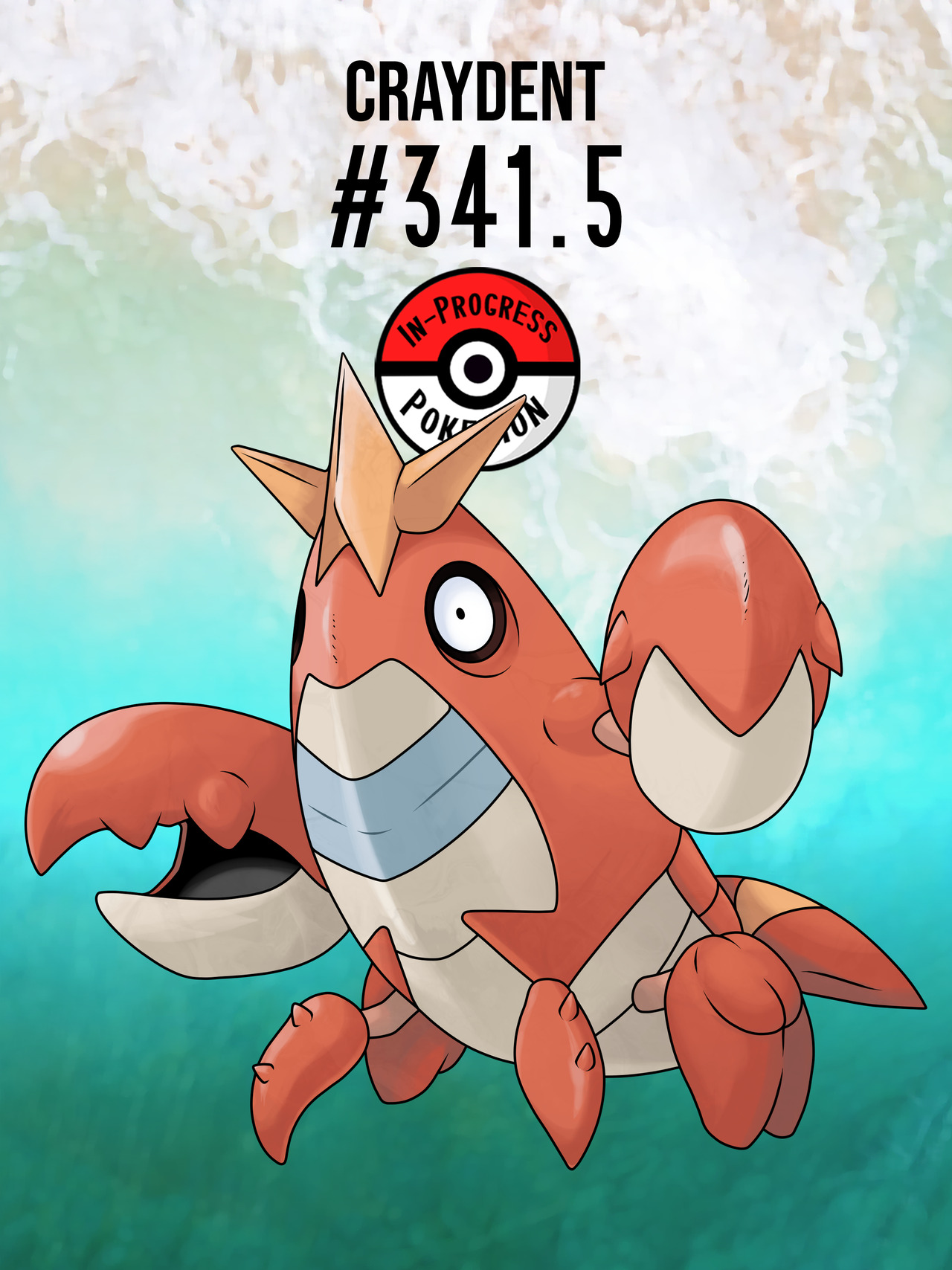 in-progress pokemon evolutions #341.5 - corphish are