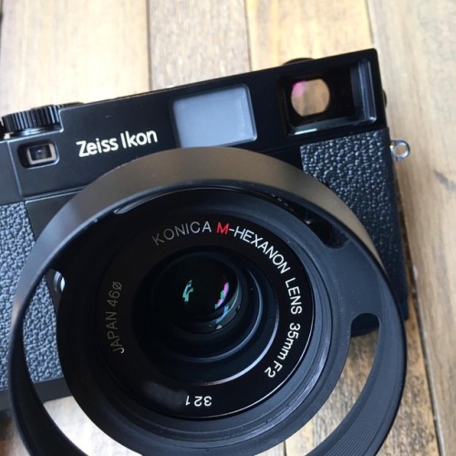 fotopiahk:Zeiss Ikon ZM Rangefinder Camera with Konica...