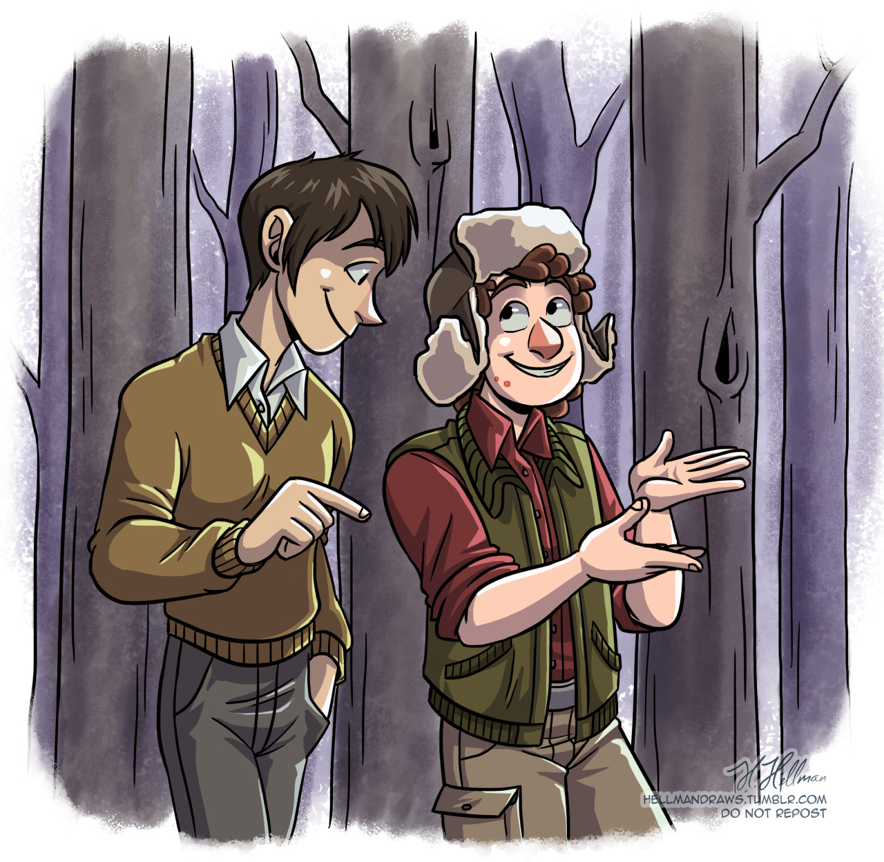 clearly Wirt finds weird stuff... gravity falls. aww! of Wirt and teen!<b>Dipp...</b>