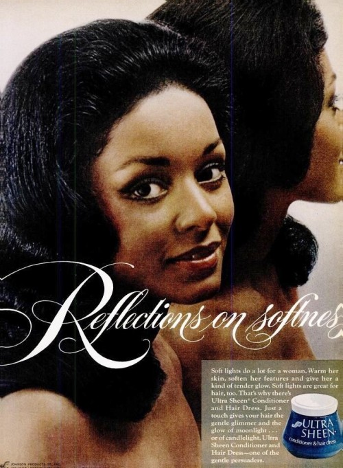 milkandheavysugar:Vintage Black Beauty Advertisements 60s-70s