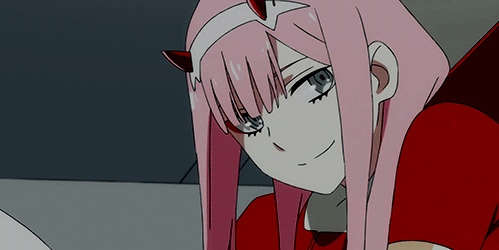 ianime0 | Darling in the FranXX | Zero Two and Hiro Riding...