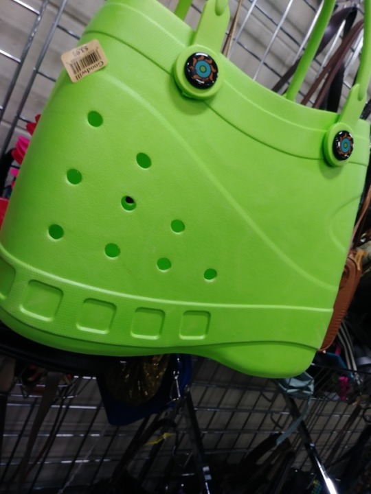 croc shoe purse