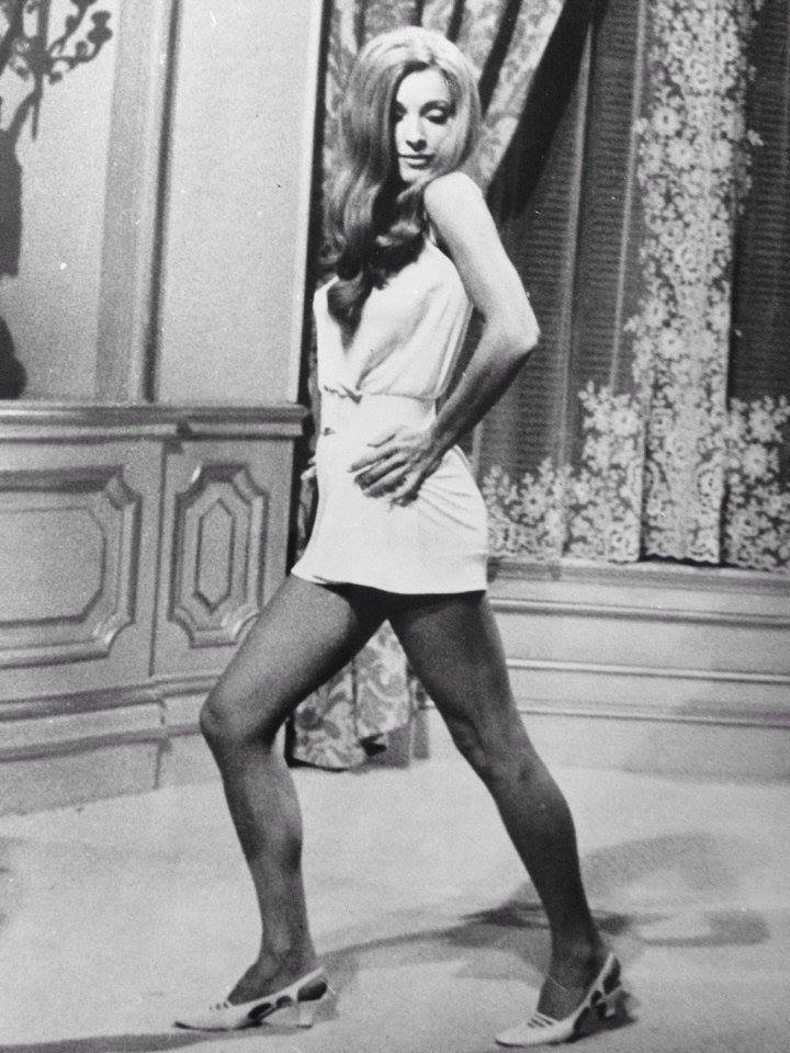 Sharon Tate On The Set Of The Wrecking Crew In 9716