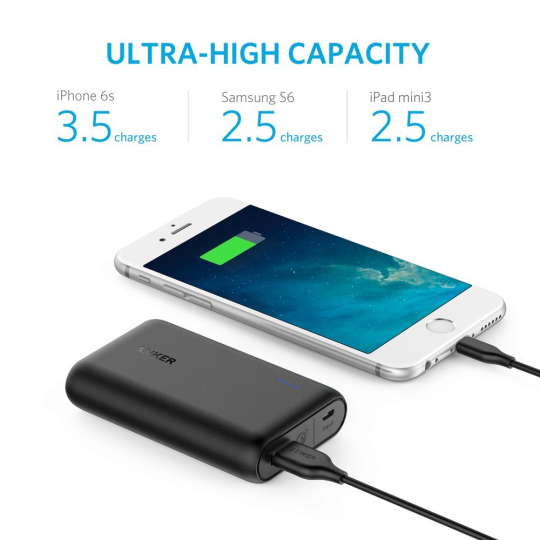 Today Deals 40% OFF Anker PowerCore Speed 10000 QC, Qualcomm Quick ...