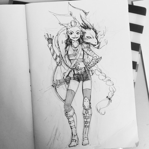 Dragon Slayer Jinx Concept Fanart