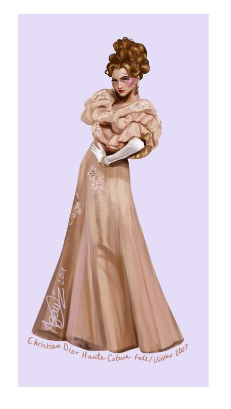 Haute coturrrrrrrrrrreeeeeeeeeeeeeeeeee! and illustration based off a fashion photo!